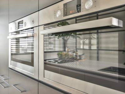 Close up of stylish oven in a kitchen